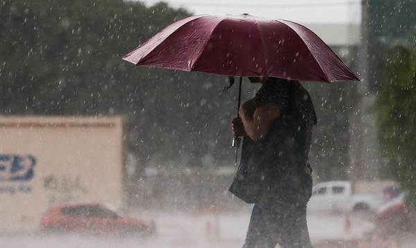 Chuva no Plano Piloto em Brasília