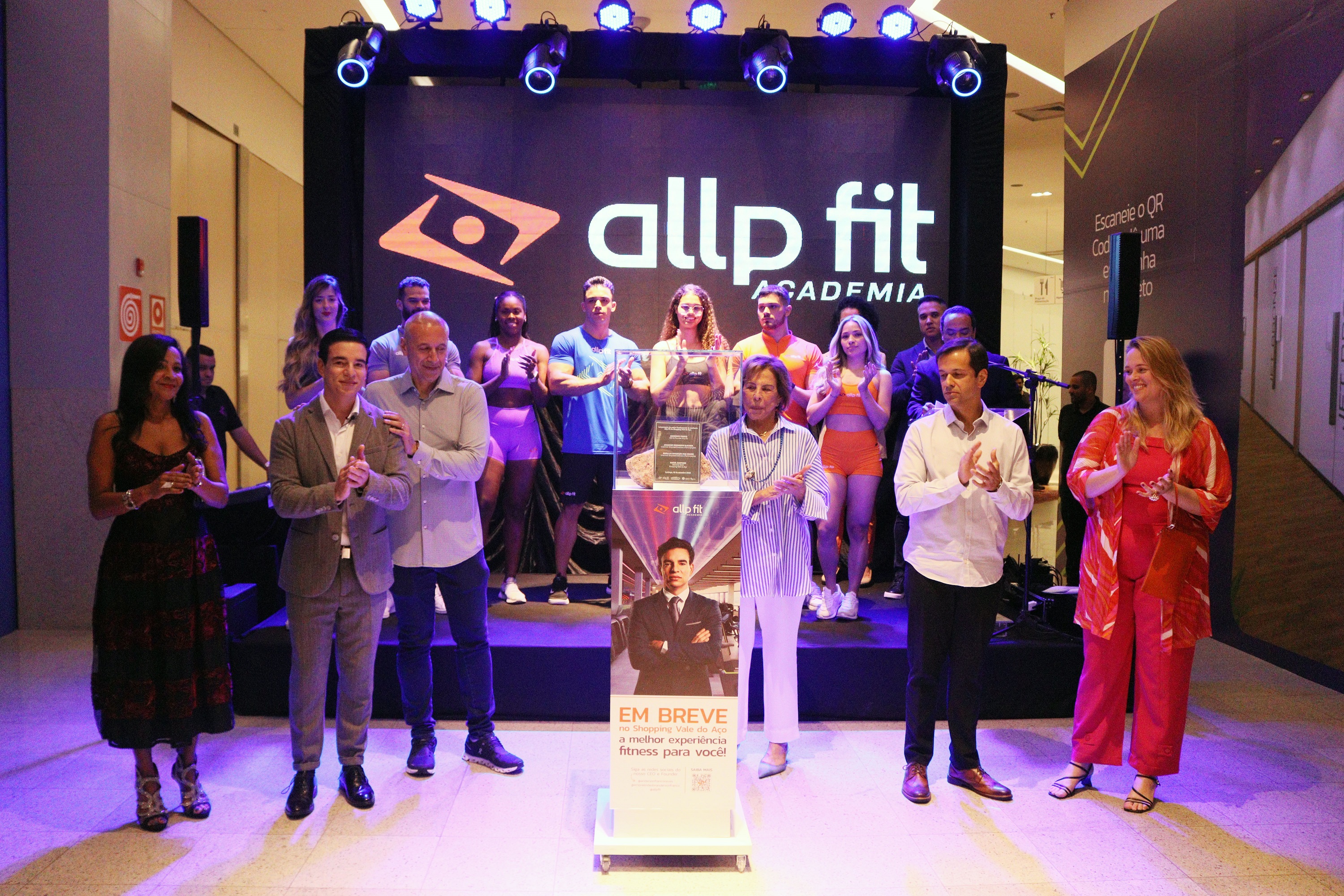 Lancamento-da-pedra-fundamental-da-AllFit-no-nos-25-anos-do-Shopping-Vale-do-Aco